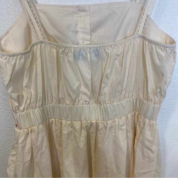 Cider Dress Womens Size L Large Ivory Embroidered Minimalist Cottagecore - Picture 9 of 13